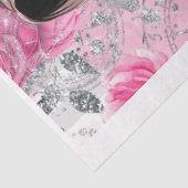 ピンク&ブラックシャビーグラムガールデクページ紙 薄葉紙 (詳細)