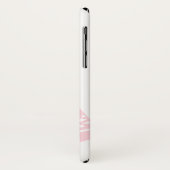 ピンク&ブラックテペアローズボホシックワイルドワン Case-Mate iPhoneケース (裏面/左)