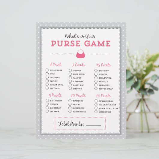 ピンク&ブラック財布には何が入ってる?ゲーム (スタンド正面)