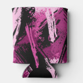 ピンク ブラック カモフラージュ 缶クーラー (裏面)