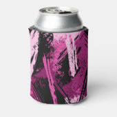 ピンク ブラック カモフラージュ 缶クーラー (缶裏面)