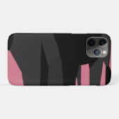ピンク ブラック グレー Case-Mate iPhoneケース (裏面(横))