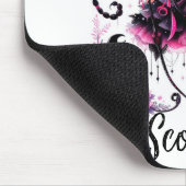 ピンク ブラック ゴシック フェアリー スコーピオ 占星術 十二星座 マウスパッド (コーナー)