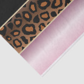 ピンク、ブラック、ジャガープリント 薄葉紙 (詳細)