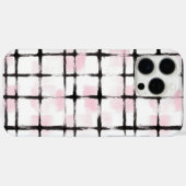 ピンク ブラック ストライプ Case-Mate iPhoneケース (裏面 (横))