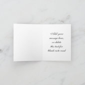 ピンク ブラック ピンク プリンセス ありがとう カード (内部)