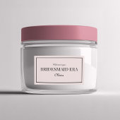 ピンク & ブラック ブライズメイド時代 ラベル ステッカー