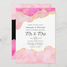 ピンク、ブラック、金ゴールドアゲ結婚ート