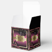 ピンク、ブラック、金ゴールドメタリック – 00誕生日 フェイバーボックス (オープン)