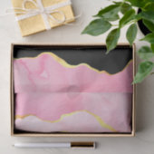 ピンク、ブラック、金ゴールド瑪瑙 薄葉紙 (ギフト)