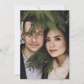 ピンク、ブルゴーニュ、イチジクのフローラ写真 セーブザデート (裏面)