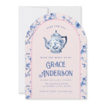 ピンク&ブルーチノワセリーティーポットティー