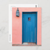 ピンク&ブルードアヴィンテージトゥーソンArizona写真 ポストカード (正面/裏面)