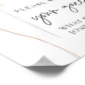 ピンク&ブルーバルーンジェンダーあなたの推測を明らかにする衣服 ポスター (角)