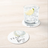 ピンク&ブルーバルーンジェンダーがチームボーイを明らかにする ラウンドペーパーコースター (インサイチュ)