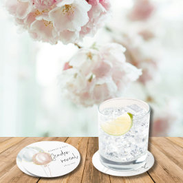 ピンク&ブルーバルーンジェンダーがチームボーイを明らかにする ラウンドペーパーコースター