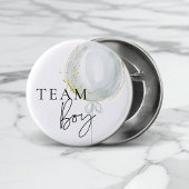 ピンク&ブルーバルーンジェンダーがチームボーイを明らかにする 缶バッジ