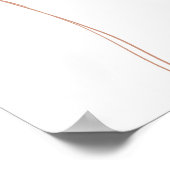 ピンク&ブルーバルーンジェンダー赤ちゃんのシャワーを明らかにする ポスター (角)