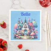 ピンク&ブルーフェアリーコテージコアモノグラムオンブルー | (インサイチュ)