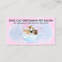 ピンク ブルー かわいい ペット トリマー 猫 犬