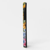 ピンク ブルー グリーン イエロー オレンジ 花 アート 模様 Case-Mate iPhoneケース (裏面/左)