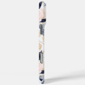 ピンク ブルー シック フラワー Case-Mate iPhoneケース (裏面 / 右)