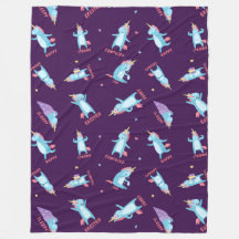 ピンク、ブルー、パープルユニコーンの多くの気分