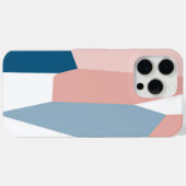 ピンク+ブルー+ホワイト Case-Mate iPhoneケース (裏面 (横))
