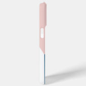 ピンク+ブルー+ホワイト Case-Mate iPhoneケース (裏面 / 右)