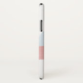 ピンク ブルー 抽象的 水彩 パターン Case-Mate iPhoneケース (裏面/右)