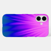 ピンク&ブルーiPhone 16グラデーションケース Case-Mate iPhoneケース (裏面 (横))
