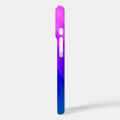 ピンク&ブルーiPhone 16グラデーションケース Case-Mate iPhoneケース (裏面 / 左)