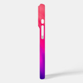 ピンク&ブルーiPhone 16グラデーションケース Case-Mate iPhoneケース (裏面 / 左)