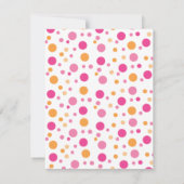 ピンク・ベビー・フクロウ・ホット・ピンク・バイ・リクエスト・サンキュー注 サンキューカード (裏面)