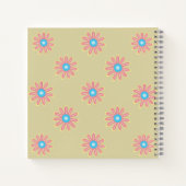 ピンク・ベビー・ブルー・デイジー聖書勉強誌 ノートブック (裏面)