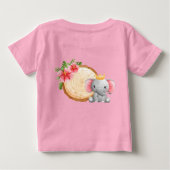 ピンク ベビーTシャツ (裏面)