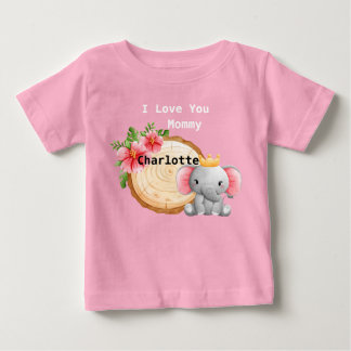 ピンク ベビーTシャツ