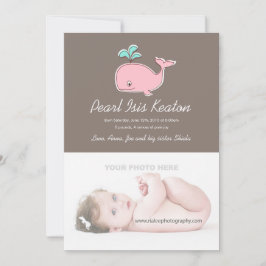 ピンク·ホエールの写真発表 案内状