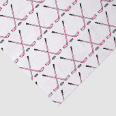 ピンク・ホッケー・スティックとパック・ベビーガール 薄葉紙 (詳細)