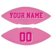 ピンク·ホット·ピンク·アンド·ホワイト·フットボカスタムール アメリカンフットボール (パネル)