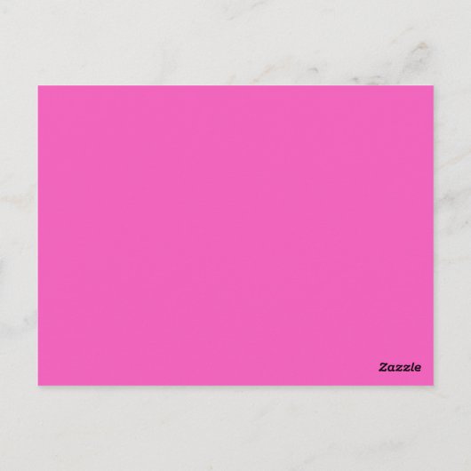 ピンク、ホワイトダマスク結合ハートテーブル番号 ポストカード (裏面)