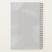 ピンク&ホワイトフローラレース祈りの言葉ジャーナル ノートブック (裏面)