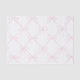 ピンク&ホワイトボウ、グランミレニアリボン 薄葉紙