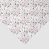 ピンク&ホワイトローズティッシュペーパー 薄葉紙 (詳細)