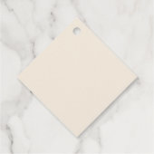 ピンク&ホワイトローズブーケありがとう フェイバータグ (裏面)