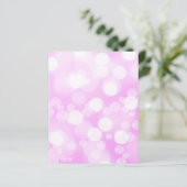 ピンク&ホワイト《写真》ぼけ味スクラップブック紙 (スタンド正面)