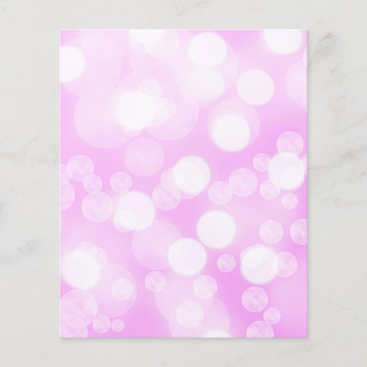 ピンク&ホワイト《写真》ぼけ味スクラップブック紙 (正面)