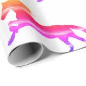 ピンク·ホース ラッピングペーパー (ロールコーナー)