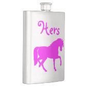 ピンク・ホース「彼女」フラスコ フラスク (右)