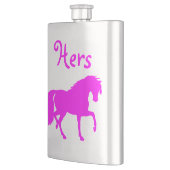 ピンク・ホース「彼女」フラスコ フラスク (左)